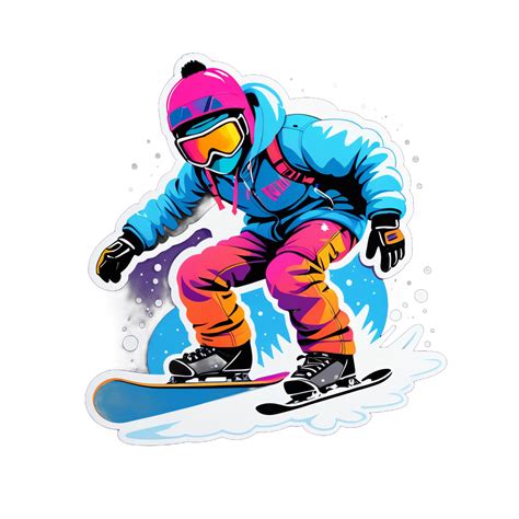 I Made An Ai Sticker Of Fucking Cool Tricky Snowboarder