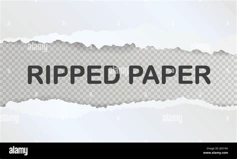 Realistic Ripped Paper Stock Vector Image Art Alamy