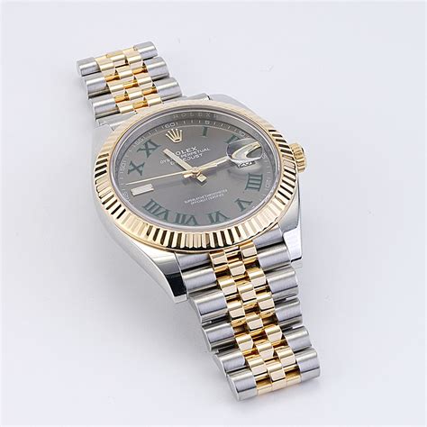 Rolex Datejust 41mm Wimbledon Two Tone Jubilee 126333 New York