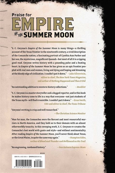 Empire of the Summer Moon | Book by S. C. Gwynne | Official Publisher Page | Simon & Schuster