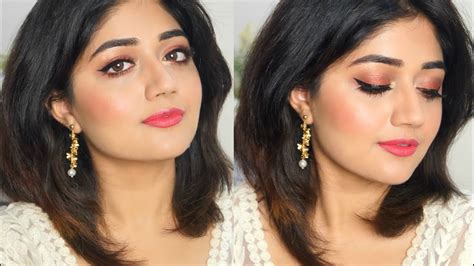 Indian Makeup Tutorial Lakme Corallista Youtube