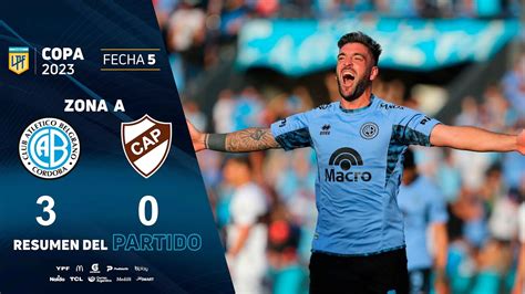 Copadelaliga Fecha Resumen De Belgrano Platense Youtube