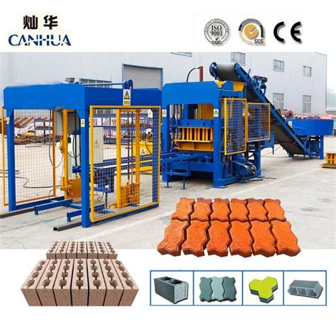 Qt4 15 Hydraulic Concrete Brick Machine Fully Automated Concrete Block