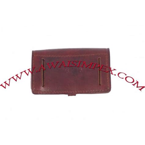 Cartridge Purse Genuine Leather Brown Art Ai 901 Awais Impex