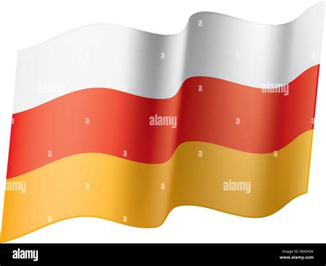 South Ossetia Flag Vector Illustration Stock Vector Image Art Alamy