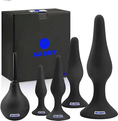 Amazon Anal Training Set ALL DAYY Silacone But Plugs Sexy Adult