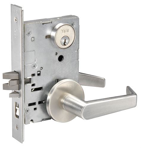 Yale Office Lever Locksets Chrome Door Lockset Ech Aur Fl X