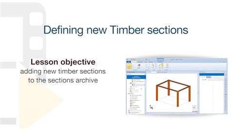 Edilus Tutorial Defining New Timber Profile Sections Acca Software