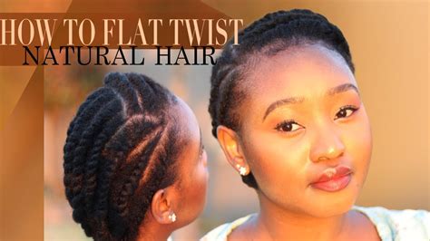 Flat Twist Tutorial Easy Protective Style For Beginners Tsholo