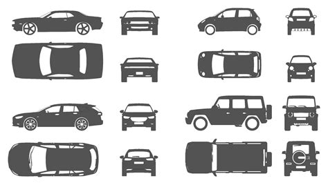 Car Icons Cad Blocks 016 - 3dshopfree