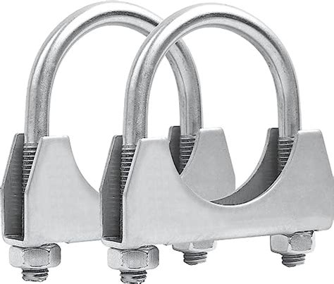 Amazon PALOZO 1 75 Universal U Bolt Muffler Clamp Stainless Steel