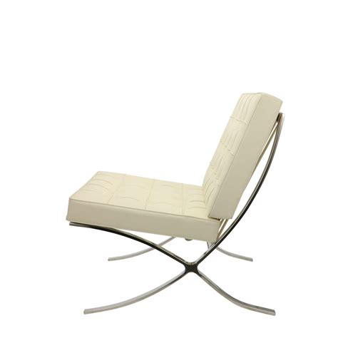 Replica Barcelona Pavilion Chair, Off White - officechairscanada.com