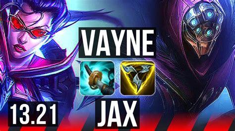 Vayne Vs Jax Top M Mastery Games Rank Vayne