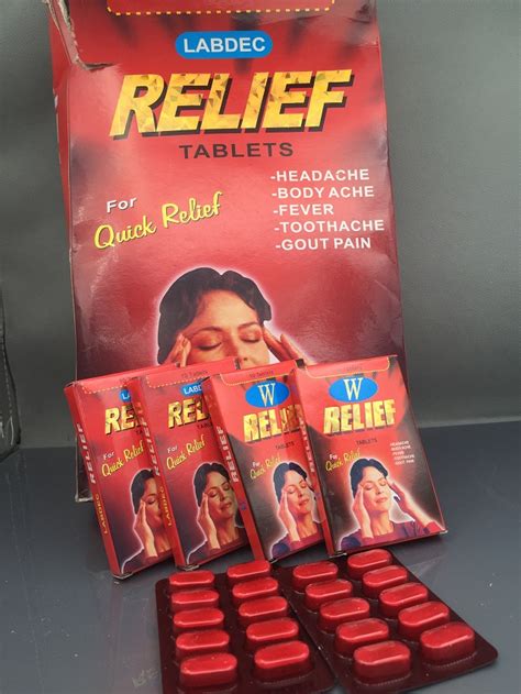 Relief Tablet Buy Product On Guangzhou Mandison Biotechnology Co Ltd