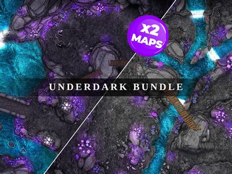 The Underdark Digital Battlemap Dnd Battle Map D D Dungeons And