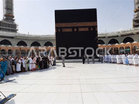 Pilgrims Of The Sacred House Of God In The Holy Mosque Of Mecca In