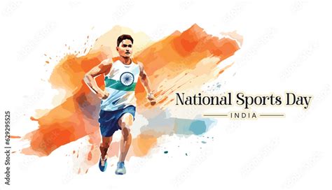 29 august India celebrates National Sports Day of India banner design ...