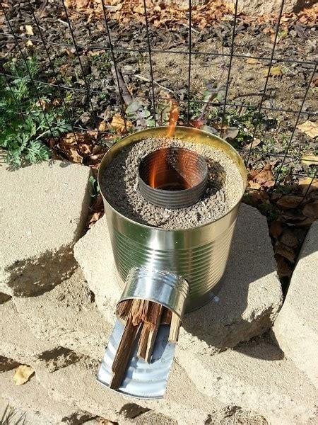 Build Your Own Rocket Stove Campfire Magazine