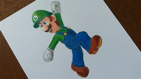 Como Dibujar A Luigi Bros Youtube