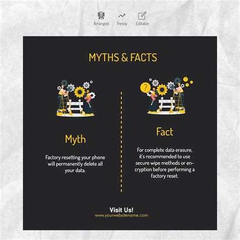 Premium Vector Myth Amp Fact Post For Social Media