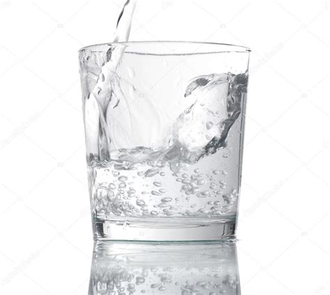 flowing liquid   transparent glass stock photo  mdblk