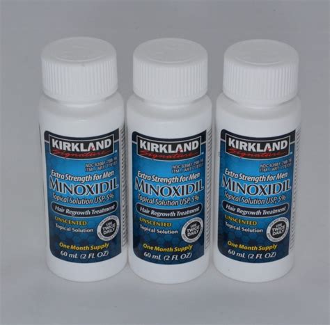 Minoxidil Kirkland 5 Solución Para 3 Meses Minoxidil Guadalajara