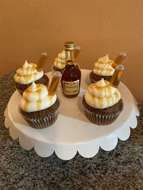 Alcohol Birthday Cake 25th Birthday Cakes Birthday Food Hennessy