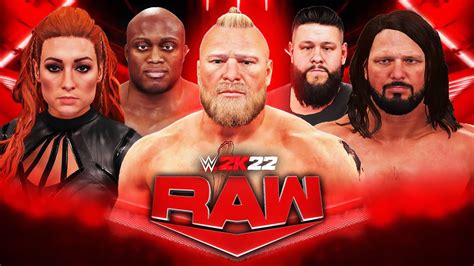 Wwe 2k22 Universe Mode Raw Episode 1 Youtube