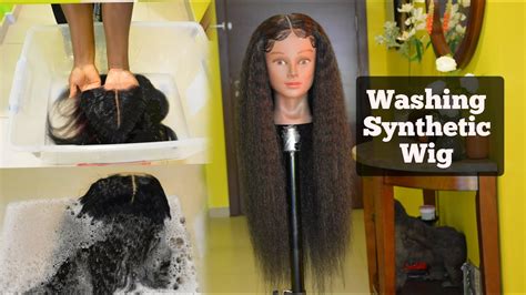 How I Wash My Synthetic Wig Using A Regular Shampoo And Conditional