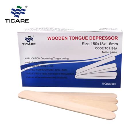 Disposable Wooden Tongue Depressor With New Packing