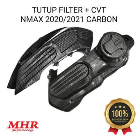 Jual Tutup Cover CVT Filter Hawa Carbon MHR Nmax New2020 2022