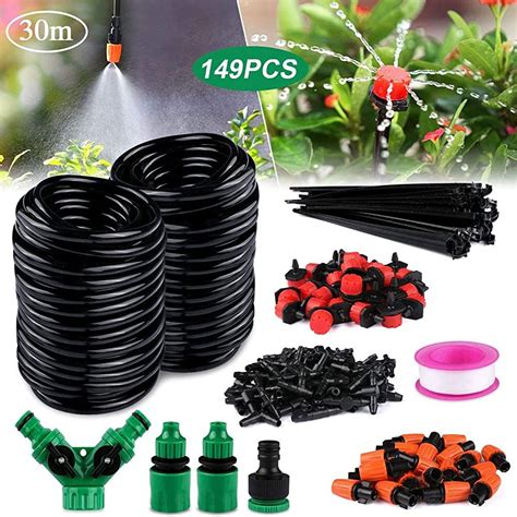 Gafild 149 PCS Bewässerungssystem Kit 30m Garten Micro Drip