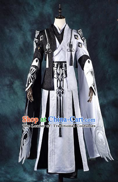 Ancient Chinese Swordsman Costume Complete Set