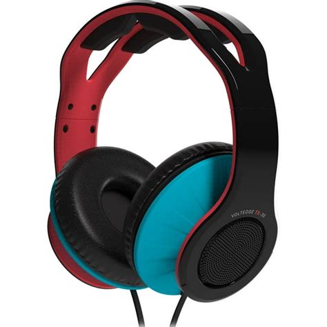 VoltEdge Nintendo Switch, TX30 Wired Headset, Red / Black, TX30NS-BK ...