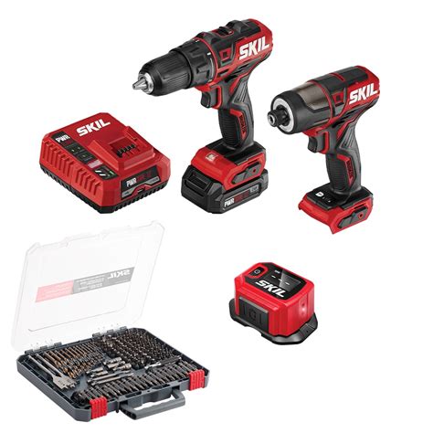 Shop Skil Pwr Core 12™ 12 Volt 2 Tool Brushless Combo And Line Laser Kit At