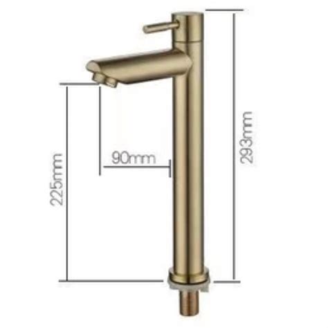 Rcg Heavy Duty Gold Cm Sus Stainless Lavatory Basin Faucet