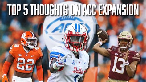 Top Thoughts On Acc Expansion Fsu Clemson Smu Espn