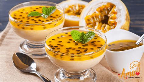 Mousse de maracujá suco maguary uma sobremesa fácil de preparar