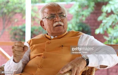 Interview Of Haryana Chief Minister Manohar Lal Khattar Photos And