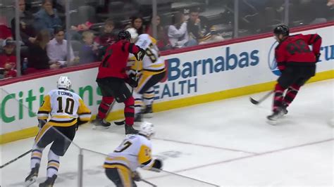 PIT NJD Rust Scores Goal Against Jake Allen Pittsburgh Penguins