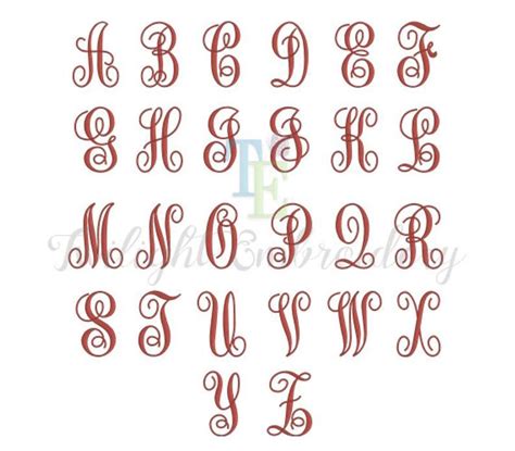 Monogram Embroidery Letters, Create Monogram, Circle Monogram Font, Monogram Maker, Diamond ...