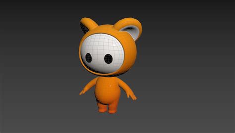 Character Rigged Mascot D Model Rigged Cgtrader