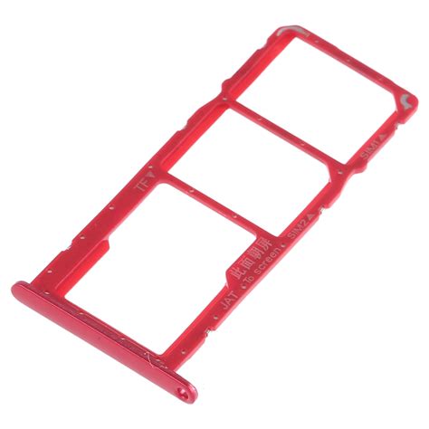 Sim Card Tray Sim Card Tray Micro Sd Card For Huawei Honor Play 8a Red