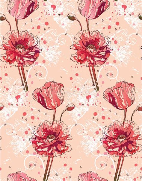 Floral Vintage Seamless Pattern Stock Vector Illustration Of Artwork