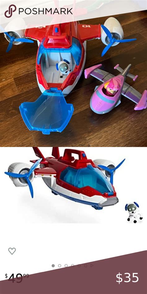 Paw Patrol Air Patroller and Skye Plane Bundle | Paw patrol, Paw, Skye