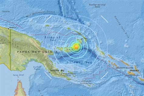 Gempa Bermagnitudo 6 4 Guncang Pantai Papua Nugini ANTARA News