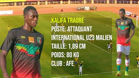 Kalifa Traoré attaquant international U23 Malien YouTube