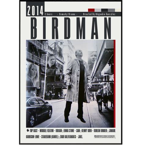 birdman   poster  types studio