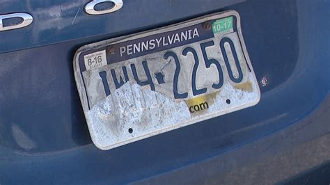 Penndot Offers Solution To Peeling Illegible License Plates