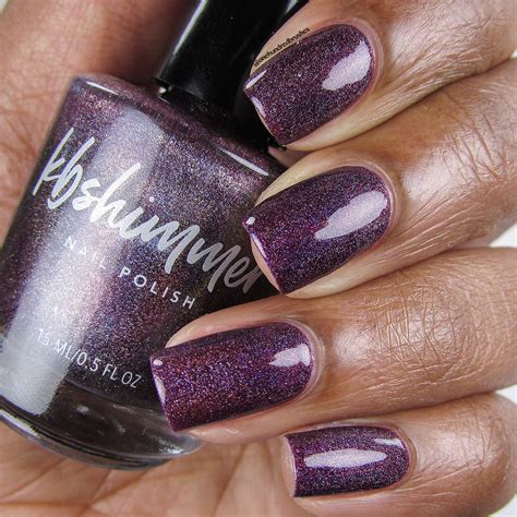 Kbshimmer Fig Get About It Holographic Nail Polish